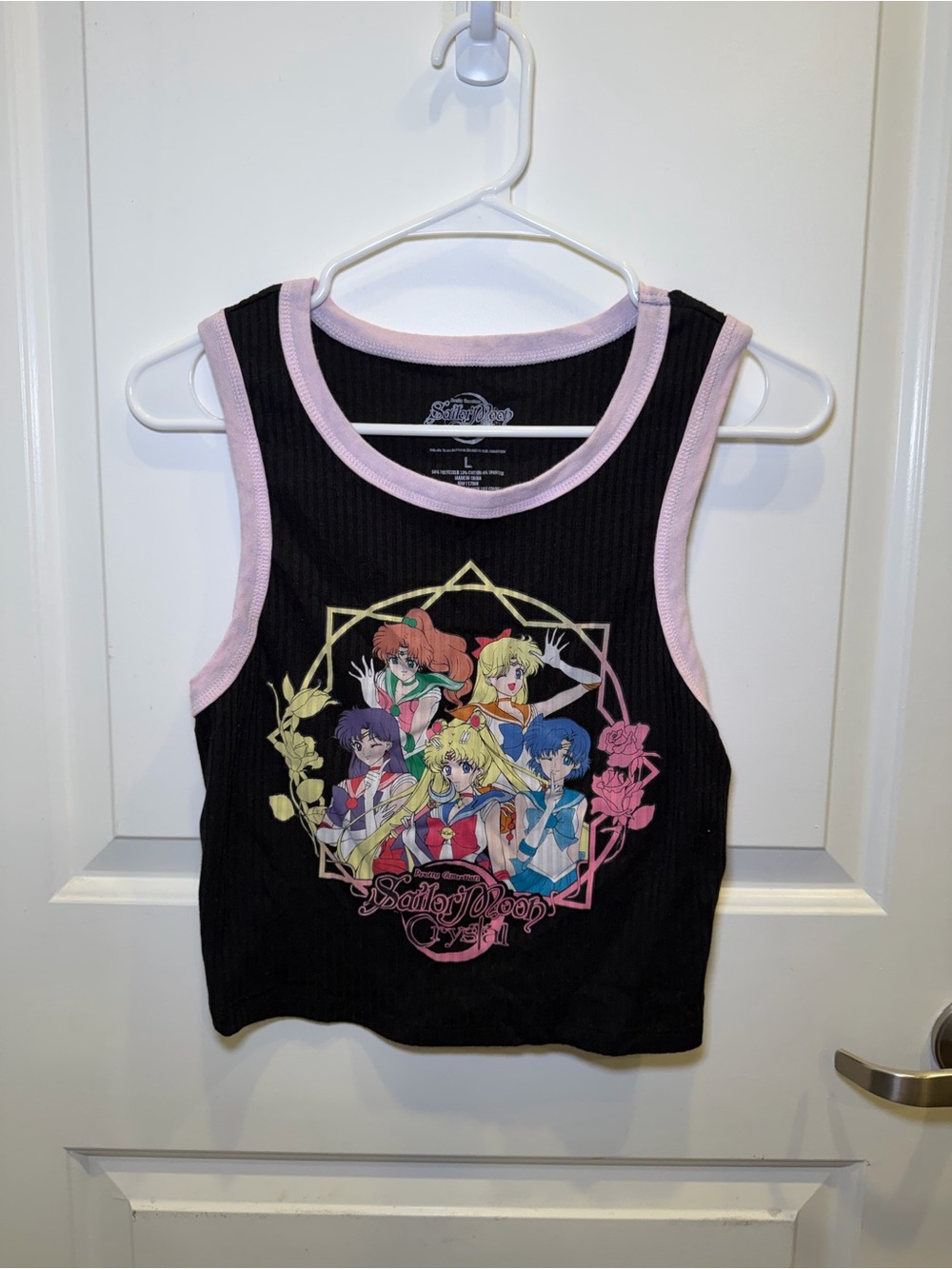 Like New Pretty Guardian Sailor Moon Crystal Ladies Cropped Tank Top
